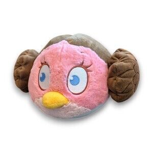 Angry Birds Star Wars Stella Princess Leia Pink Plush Stuffed Animal Large 10''